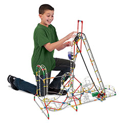 K'NEX Blizzard Blast Roller Coaster Building Set - - Fat Brain Toys