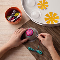 Craft-tastic Paper Bowls — DIY Bowl-Making Paper Craft Kit —  Makes 3 Different Sizes — For Kids Ages 8+ : Arts, Crafts & Sewing