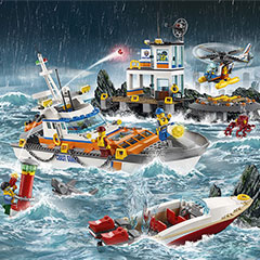 Forfølgelse retfærdig Sovesal LEGO City Coast Guard Headquarters - - Fat Brain Toys