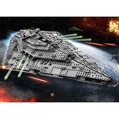 Kondensere jord Montgomery LEGO Star Wars First Order Star Destroyer - - Fat Brain Toys