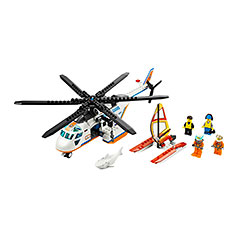 LEGO City Coast Guard - Coast Guard Helicopter - - Fat Brain Toys