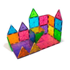 MAGNA-TILES® 148-Piece Magnetic Construction Set with FREE Storage Bin