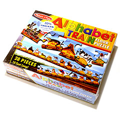 melissa and doug alphabet train puzzle