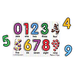 See-Inside Numbers Peg - - Fat Brain Toys