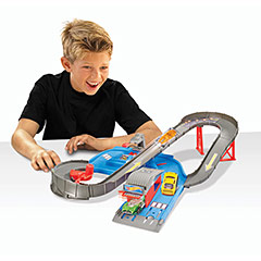 Hot Wheels City Speedway - - Fat Brain Toys