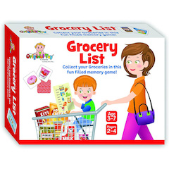 Lunch Box Game for Kids Shopping List Game Nutrition Shopping Game Puzzle  Memory Toy Game for