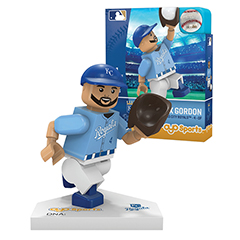 MLB Kansas City Royals Kids Lorenzo Cain Plush Figure, 10, Blue