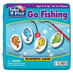 Toysmith - 8164 Go Play: Magnetic Fishing Travel Game