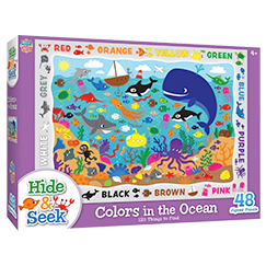 Hide &amp; Seek Colors in the Ocean 48pc Puzzle - Best Puzzles for Babies