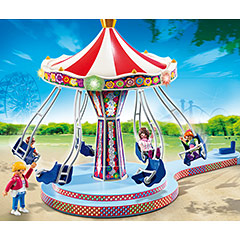 Playmobil Amusement Park - Flying Swings - - Fat Brain Toys