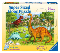 FUN!! NEW GRAFIX MY FIRST ANIMAL FLOOR PUZZLES 12 PIECES 6 PUZZLES 