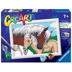 CreArt Mother & Foal - 5 x 7 - Best Arts & Crafts for Ages 8 to 12