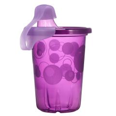 Made in USA 10 Oz. Sippy Cups for Toddlers, Pack of 4 - Reusable Spill Proof