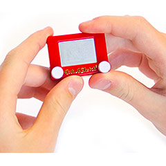 World's Smallest Etch A Sketch - Mini Etch A Sketch - Miles Kimball