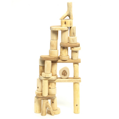 Tree Blocks Baby Blocks Bark-less Set - 12 Pieces – Bean Tree Baby