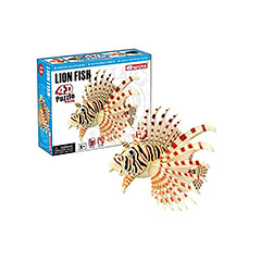 4D Lion Fish Puzzle - - Fat Brain Toys