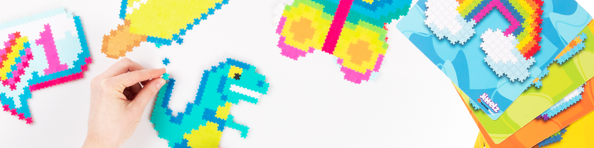 Jixels Patterns Closeup lifestyle image of Jixelz Creator